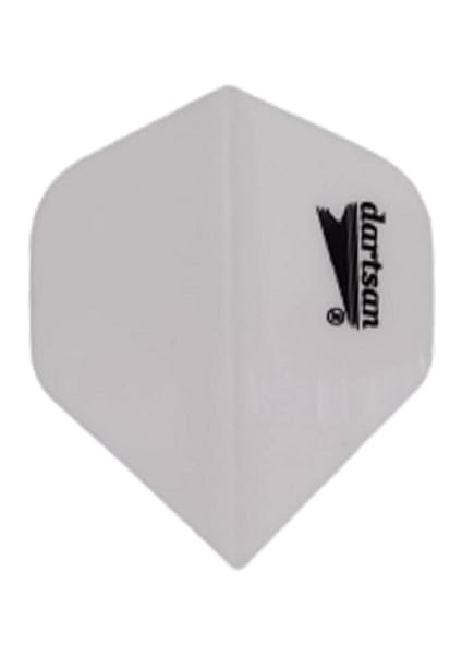 Set (15 Adet) Dartsan Dart Flight-Flayt. 100 Micron Pet Beyaz fırsatları