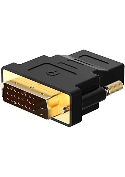 - DVI Adaptörü - Hdmı, Çift Yönlü Dvı-D Erkek HDMI Dişi Altın Kaplama Konnektörleri