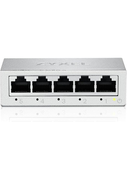 5-Port Gigabit 10/100/1000 Unmanaged Ethernet Switchı | Ethernet Splitter | Masaüstü Veya Duvara Montaj [GS-105B V5]