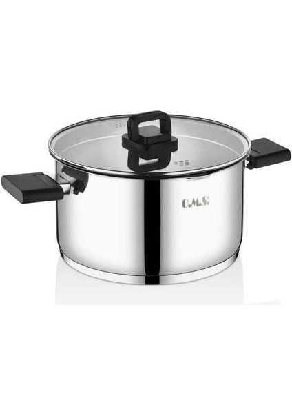 Collection 8 Parça Katlanabilir Saplı Süzgeç Ağızlı Indüksiyon Taban Çelik Tencere Seti ( 1151 - Gümüş ) modelleri