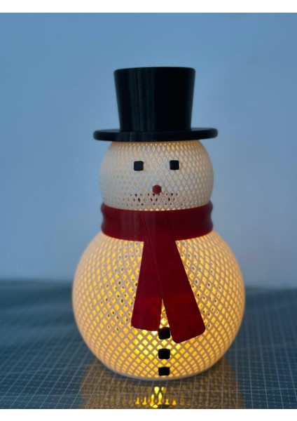 Kardan Adam,yılbaşı Süsü,ledli Mum Tealight,noel,parti,hediyelik,santa,noel Baba,dekor,dekoratif