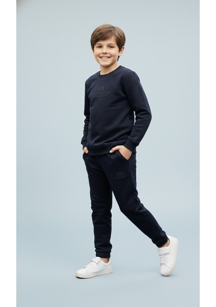 3 Iplik Garson Şardonlu Kabartmalı Baskı Siyah Kombin 4 fiyatları