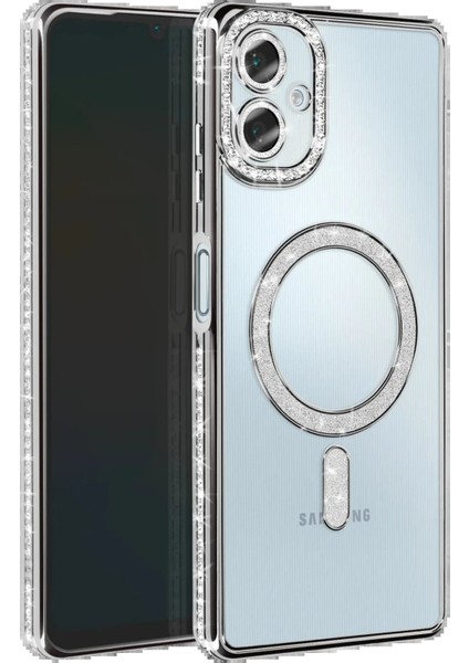 Samsung Galaxy A06 Joke Simli Magneticsafe Kılıf - GÜMÜŞ-(5796) - TG0012-2RQ6L0