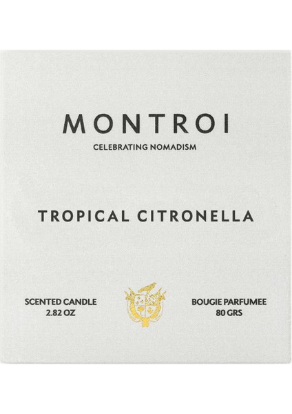 Tropical Citronella Travel Candle Lüks Seyahat Mum, Böcek Kovucu fırsatları