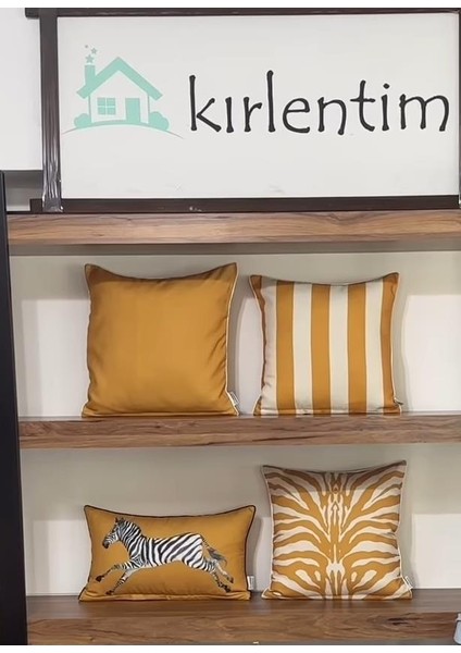 Hardal Krem Zebra Set