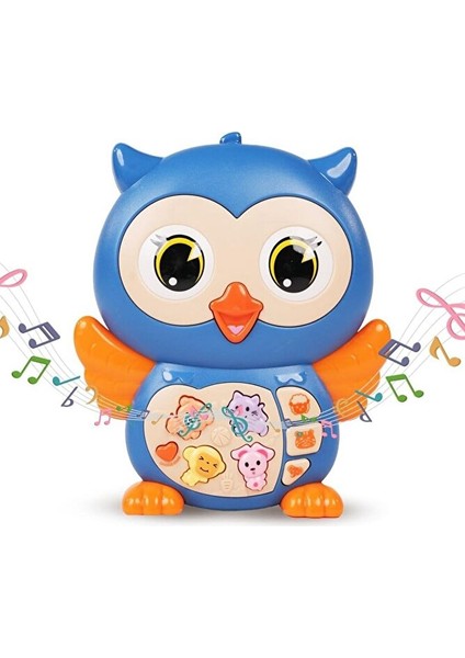 Oyuncak Sesli Işıklı Müzikli Baykuş Bebek Piyanosu (Ses Kademeli) Bebekler Için Eğitici Piyano fırsatları