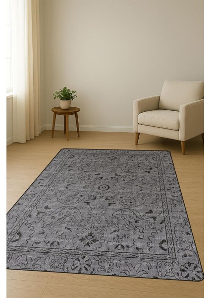 Parlak Kadife Kumaş Vıntage Dijital Baskı Dot Kaymaz Tabanlı Halı H0834 fiyatları