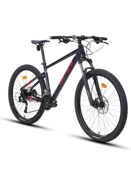 Crx 724 Erkek Dağ Bisikleti 360H Hd 27.5 Jant 24 Vites Karanlık Mor Kırmızı fiyatları