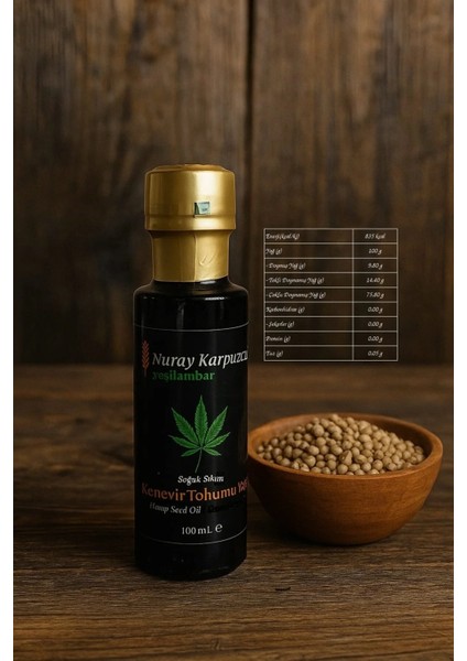 Kenevir Tohumu Yağı / Soğuk Sıkım fiyatları