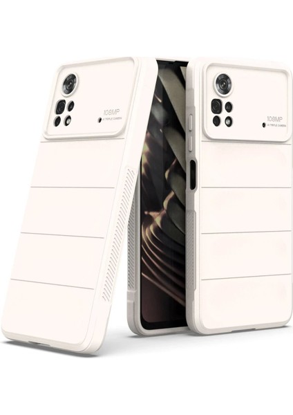 Xiaomi Poco X4 Pro 5g Kılıf Optimum Silikon - KREM-(5796) - TG0012-2RC8R4 modelleri