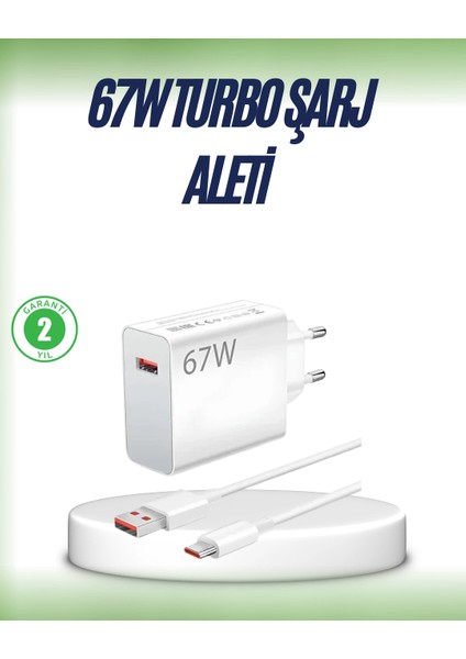 67 Watt Çift Turbo Şarj Adaptörü Oppo Reno 4 5 6 Uyumlu