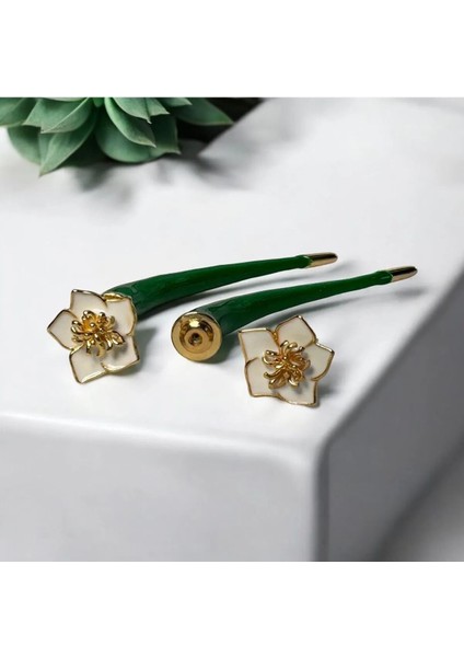 Bottega Veneta Flower Çiçek Küpe