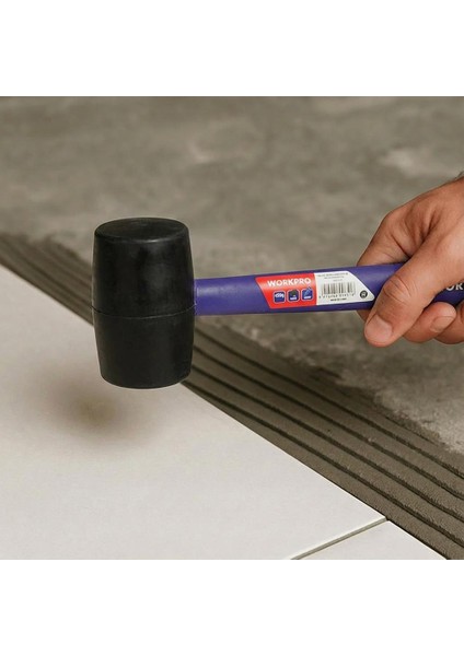 WP241041 57MM 450GR Pvc Pp Saplı Siyah Kauçuk Tokmak indirimleri