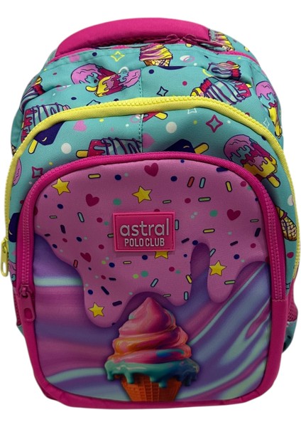 Ilkokul Çantası Dondurma Desen Sırt Çantası ve Kalemlik Takım fiyatları