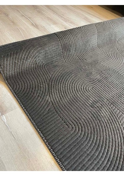 Rölyef Halı Yolluk Antrasit | Kaymaz Taban | Makinada Yıkanabilir | Salon, Mutfak & Koridor fiyatları