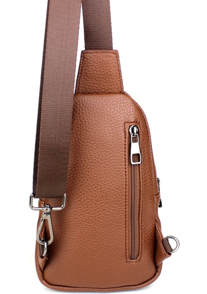 Erkek Taba Renk Çift Kol Çapraz Omuz Çantası Body Bag Çanta Günlük Çanta fiyatları