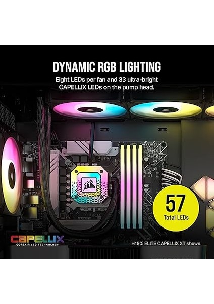Cpu Cooler CW-9060071-WW Icue H170I Elıte Capellıx Xt Rgb Aıo Sıvı Işlemci Soğutucusu indirimleri