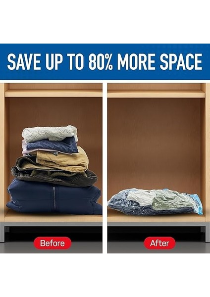 Home Vakumlu Hurç,vakum Poşeti,hurç,vakumlu Organizer,yastık,yorgan,kazak Için Vakumlanabilir Hurç,yerden Tasarruf Için Vakumlu Poşet (2, 80X100) fiyatları