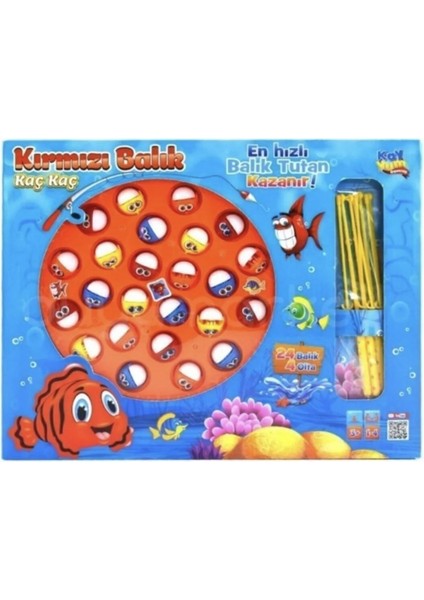 Müzikli Balık Tutma Oyunu Kırmızı Balık