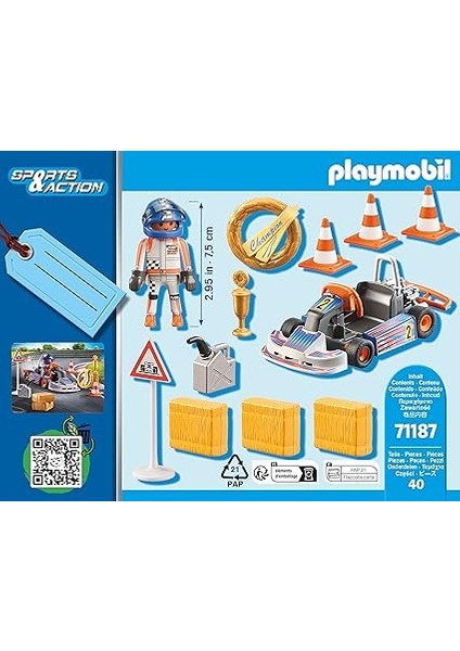 Sports&action 71187 Yarış Arabası, Zafer Çelengi ve Daha Birçok Aksesuar Parçası Ile, 4 Yaşından Itibaren fiyatları