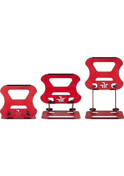 Laptop Standı Çelik Laptop Standı Bilgisayar Yükseltici Ergonomik Stand Tüm Boyutlarda Notebooklara Uygun Çelik Notebook Standı (Kırmızı) modelleri