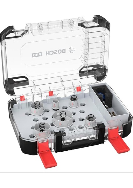 8 x Pro Sheet Metal Power Change Plus Delik Açma Testeresi Seti