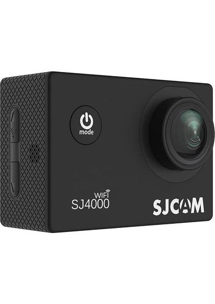 SJ4000 Wifi 4K UHD 156° 2” Geniş Ekran H.265 900MAH Hareket Algılama 30 Metre Su Geçirmez Kılıflı Aksiyon Kamerası Siyah fiyatları