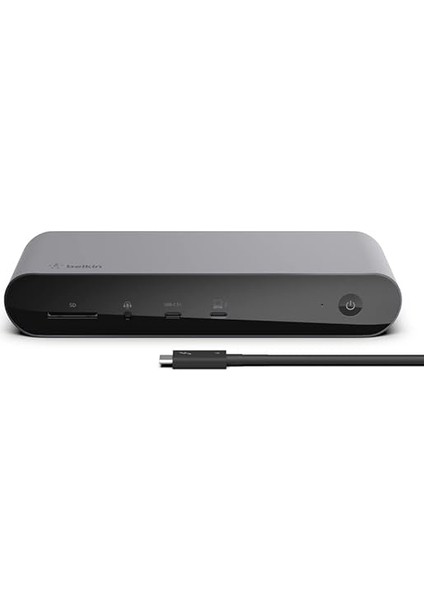 Thunderbolt 4 Dock Pro, Tek 8k 60hz, Çift 4K Ekran Uyumlu, 2 x Thunderbolt 4 Bağlantı Noktası, 2 x HDMI Bağlantı Noktası, 90W Güç Dağıtım Pd, Ses Girişi/çıkışı fırsatları