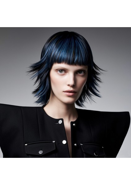 Kalıcı Saç Boyası | 1.20 Mavi Siyah | 100 ml | Koruyucu, nemlendirici, besleyici yağlar, düşük amonyak seviyesi, profesyonel 79 renk modelleri