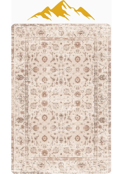 Parlak Kadife Kumaş Dijital Baskı Vintage Desenli Dot Kaymaz Tabanlı Halı H0282 modelleri