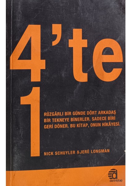 4'te1 Nıck Schuyler - Jere Longman (2.el Kitaptır)