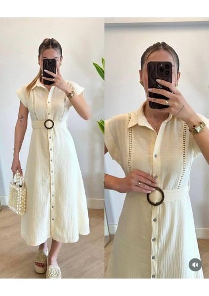 Müslin Gömlek Elbise