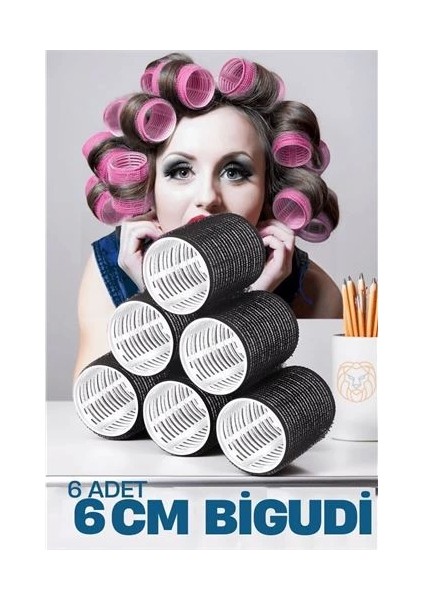 Bfs 6 cm Bigudi 6 Li Paket