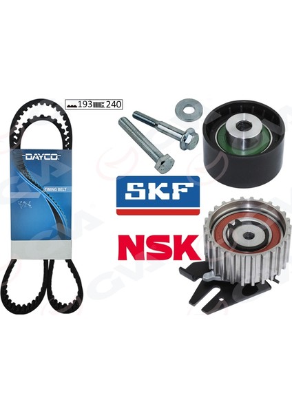 59T2914D Eksantrik Gergi Kiti Fıat Doblo 01> Brava 96>01 Bravo 96>01 Palıo 00> Marea 96> 1.9td 193X240 71736714