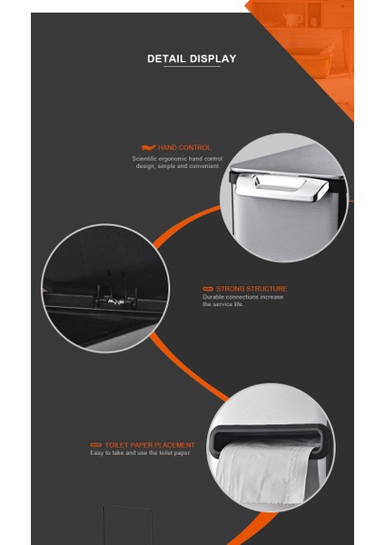 Paslanmaz Çelik Iç Kovalı Çöp Kutusu modelleri