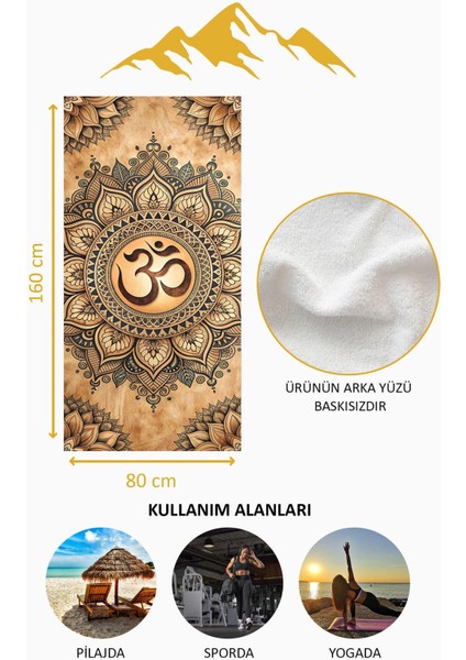 Dijital Baskı Plaj Deniz Havlusu Modern Desenli Peştamal (80X160 Cm) HVL0063 fırsatları