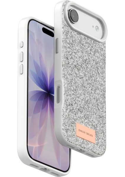 Apple iPhone 17 Air Bright Simli Kapak - BEYAZ-(5796) - TG0012-2RPC93