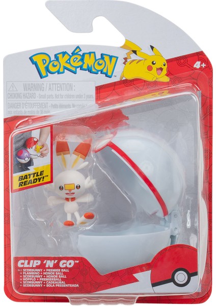 Clip 'n' Go Scorbunny Figür PKW3642 modelleri