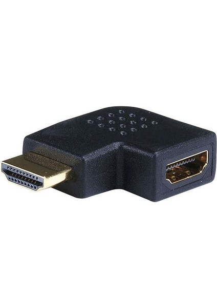 2148 HDMI L Dirsek 90 Derece Çevirici Dönüştürücü Uzatma Adaptörü
