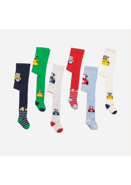 Erkek Bebek Külotlu Çorap 3 Adet