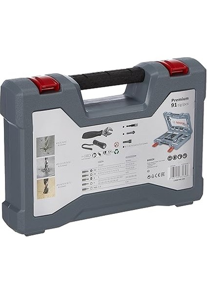 Professional 91 Parça Uç ve Matkap Ucu Birinci Sınıf X-Line Seti (Beton Matkap Ucu, Fayans Matkabı, Evrensel Tutucu, Derinlik Durdurucu, Ingiliz Anahtarı, Sağlam Çanta Içinde, Aksesuar Matkap) fiyatları