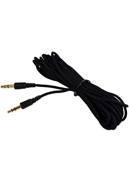 4928 Erkek Erkek Kulaklık Uzatma Ekleme Kablosu, Siyah, 5 Metre fiyatları