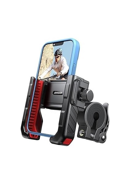 JR-ZS266 Bisiklet-Motosiklet Kıskaçlı Telefon Tutucu 4.7"-7" Gidon Tipi Universal Motor Tutucu Yüksek Kalite fiyatları
