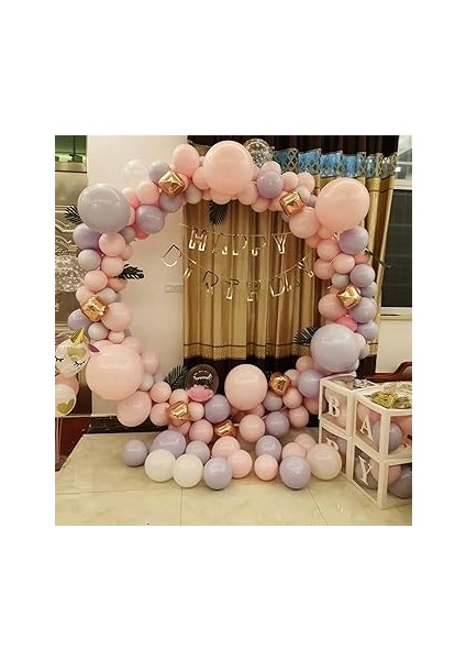 Toys - 2 Adet Plastik Balon Zinciri Aparatı, Balon Şeridi, Balon Kemeri 5 Metre fırsatları