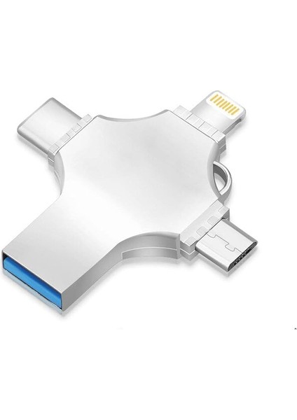 Android Type-C Lightning To USB 3.0 Çevirici Flash Disk Mouse Klavye Bağlantı Kiti -AL2742