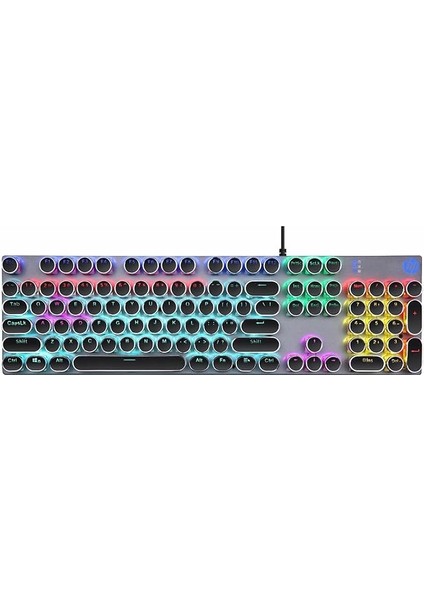 GK400Y Rgb Gaming Oyuncu Klavyesi Brown Kahverengi Switch Tam Boy Ingilizce Q