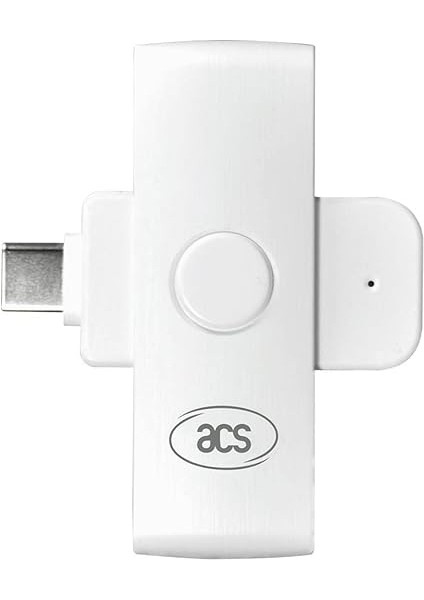 ACR39U-NF Iı Usb-C Pocketmate Kart Okuyucu, Eıd Akıllı Kart Kompakt Tip-C, Beyaz fırsatları