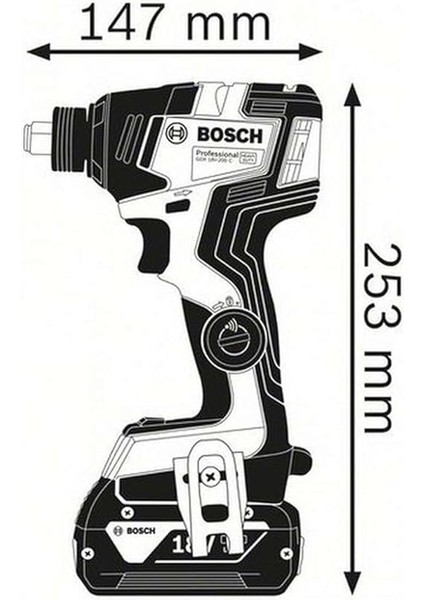 Professional Gdx 18V-200 C Akülü Darbeli Somun Sıkma (18 Volt, Solo, Karton Kutuda, 200 Nm Maks. Tork, 1/4" Altıgen Uç Girişi, 1/2" Kare Uç Girişi) fiyatları