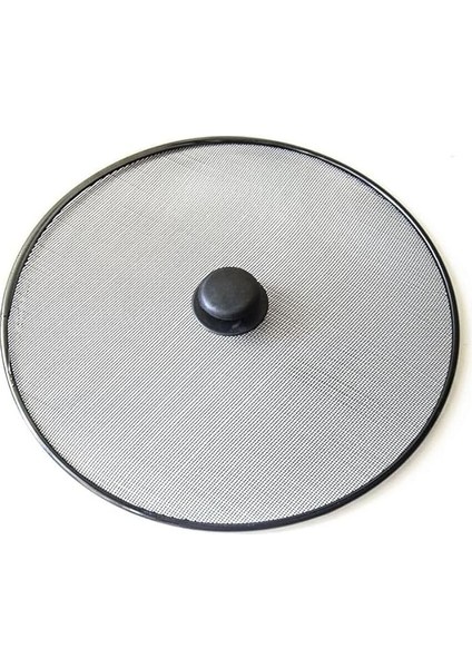Home 29 cm Yağ Sıçratmaz Tel Kapak – Üstten Tutmalı Metal Kızartma Kapağı, Tava Üstü Sıçrama Önleyici, Sıçratmaz Koruyucu Kapak