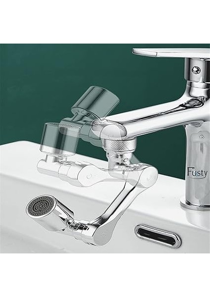 Xlotus L 1080 Derece Hareketli Oynar Musluk Başlığı Krom - Tüm Banyo ve Mutfak Bataryaları ile Uyumlu fırsatları